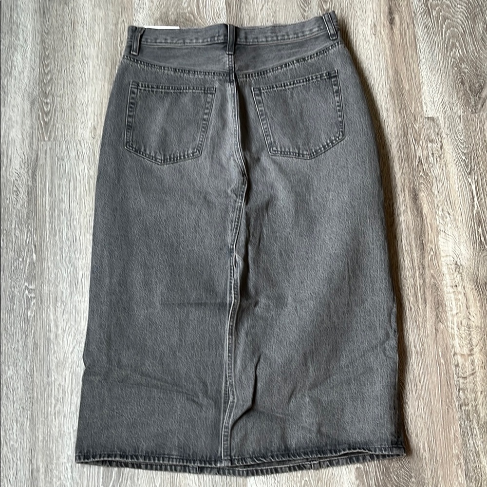 Uniqlo Denim Panel Long Skirt - Picture 6 of 12